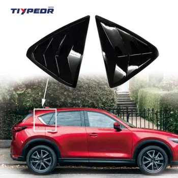 Боковые жалюзи заднего стекла автомобиля, накладка из АБС-пластика, жалюзи заднего стекла, крышка для Mazda CX5 2018-2023 2019 2022 2021 2020