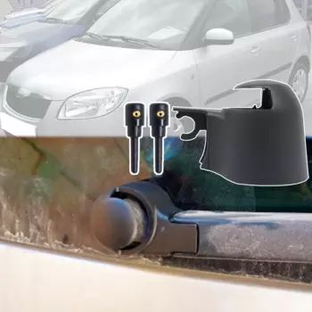 Автомобильный рычаг стеклоочистителя заднего лобового стекла, коромысло, крышка, насадка для омывателя, аксессуары для Skoda Fabia Combi 6Y2 2007-2014