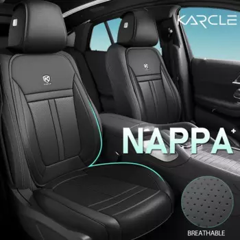 Чехол на автомобильное сиденье из перфорированной кожи NAPPA, полный комплект, защитный чехол для сиденья, универсальная дышащая подушка для сиденья, универсальный комплект для салона автомобиля