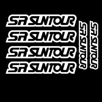 Автомобильные самоклеящиеся наклейки, подвесные наклейки на заколку для волос SR Suntour, запасные наклейки 15 см ПВХ KK