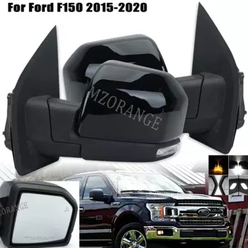 Автомобильное боковое зеркало в сборе для Ford F-150 F150 2015-2020, автоматическое отопление, указатель поворота, электрическое регулировочное зеркало, слепая зона, американская версия