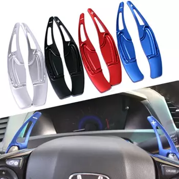 Автомобильный руль, удлинитель переключения передач, алюминий для Honda Civic 2012-2014 CR-V 2016 2017, черный, красный, синий, серебристый