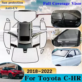 Автомобильные солнцезащитные козырьки на окна для Toyota C-HR, аксессуары 2018 2019 2020 2021 2022 AX10 CHR C HR, солнцезащитный козырек с защитой от УФ-лучей на лобовом стекле