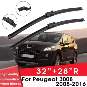 Щетки стеклоочистителя автомобиля для Peugeot 3008 2008-2016 32 "+ 28R" лобовое стекло чистый натуральный резиновый автомобильные дворники аксессуары