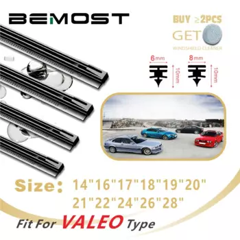 Автомобильные щетки стеклоочистителя вставка из натурального каучука полосы лобового стекла (заправка) 8 мм 6 мм 14 "16" 17 "18" 19 "20" 21 "22" 24 "26" 28 "автомобильные аксессуары