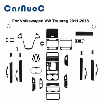 Отделка из углеродного волокна, автомобильная палочка для Volkswagen VW Touareg 2011 2012 2013 2014 2015 2016 2017 2018, аксессуары