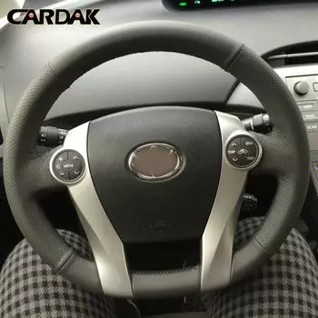 CARDAK, искусственная кожа, задняя крышка для Toyota Prius 30(XW30) 2009-2015 Prius C(US)2012-2017
