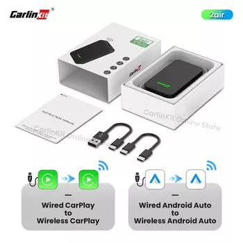 Carlinkit 5.0 4.0 2air CarPlay Android Auto Беспроводной адаптер для Mazda Toyota Mercedes Peugeot Kia BLE WIFI Wireless