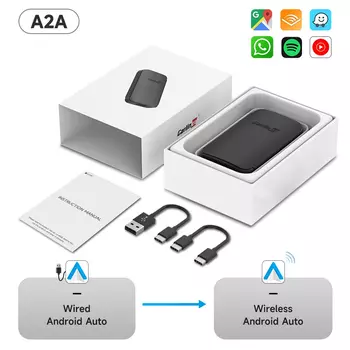 CarlinKit A2A Android Auto беспроводной адаптер Android Auto Dongle для Vw Mercedes Mazda Toyota Jeep Hyundai KIA Peugeot