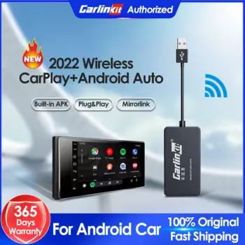CarlinKit беспроводной адаптер CarPlay Android автомобильный беспроводной USB-адаптер для Android автомобильный мультимедийный Mirrorlink Waze Spotify Autokit