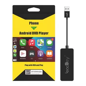 Carlinkit Wireless CarPlay и Android Auto Dongle для Android Автомобильный навигационный плеер USB-адаптер Зеркальный экран Spotify Waze CCPM/A