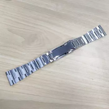 CARLYWET Band 20 22 мм твердые прямые концевые винтовые звенья серебряная матовая скользящая застежка стальной ремешок для часов для Rolex SUBMARINER