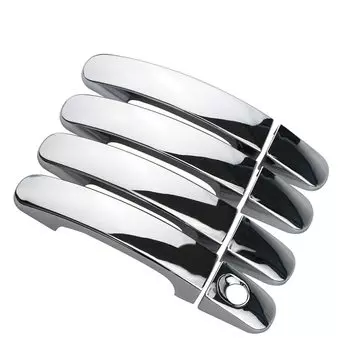Carmilla 8 шт. ABS хромированная защитная крышка дверной ручки автомобиля, накладка на дверь для Ford Focus 2 3 4 MK2 MK3 MK4 Kuga Escape, аксессуары