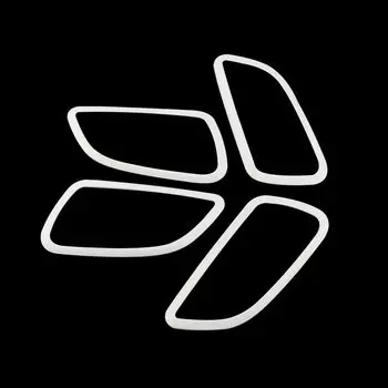 Carmilla ABS Хромированная Автомобильная внутренняя дверная ручка круг крышка отделка Наклейка для Chevrolet Cruze седан хэтчбек 2009 - 2015 Аксессуары