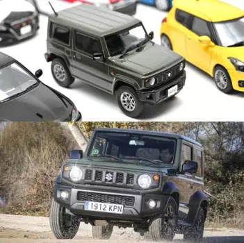 CarNel Isuzu Jimny 2018 JB64W 1:43 Коллекционная металлическая модель, Игрушечная машина