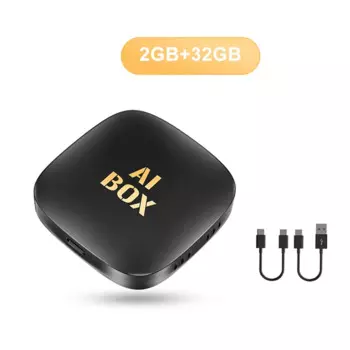 CarPlay Ai Box Android 13.0 Smart AI TV Box Mini Android Auto Беспроводной ключ WIFI Bluetooth 5,0 2 ГБ + 32 ГБ для Netflix Youtube