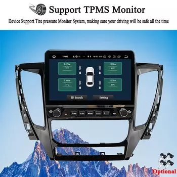 CarPlay Android 14 8G Ram Авто Авто Радио Стерео Мультимедийный Видео DVD-плеер Для Mitsubishi Pajero Sport 2016-2019 Головное устройство BT