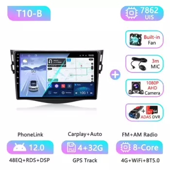 Carplay для Toyota RAV4 Rav 4 XA30 2005-2013 Android авто радиоприемник интеллектуальные системы мультимедийная стереонавигация головное устройство