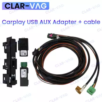 CarPlay USB AUX устанавливаемая розетка переключатель MIB2 MDI USB AMI адаптер для VW MQB Touran 5T Tiguan MK2 5TA863324B 5Q0035726E