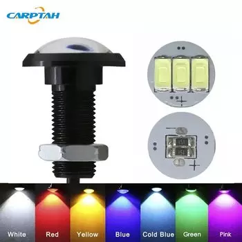 CARPTAH 1 шт. Eagle Eye светодиодный автомобильный свет дневные ходовые огни DRL автомобильный парковочный сигнальный фонарь 12 В 18 мм 23 мм для мотоцикла авто