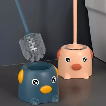 Щетка для унитаза ERUZRY с мультяшной свиньей