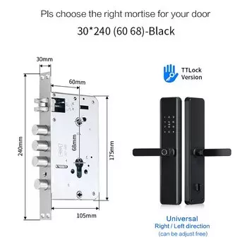 Catchface TTLock Умный дверной замок с отпечатком пальца