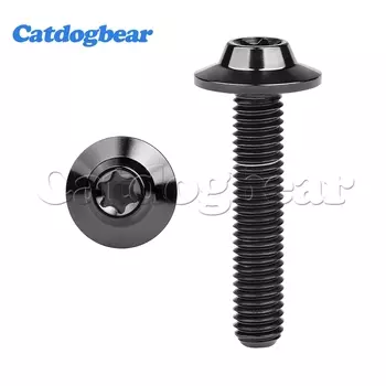 Catdogbear M5 M6x10 12 15 20 25 30 35 мм титановый болт для модификации велосипеда, головка зонтика-бабочка внутри сливы