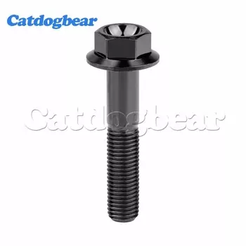 Catdogbear титановые фланцевые болты M10 с шестигранной головкой 20-100 мм