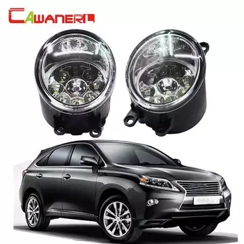 Cawanerl 2 х автомобилей Светодиодный светильник Автомобильная Противо-Туманная светильник DRL Дневной светильник для Lexus RX 450H RX450H AWD закрытые внедорожные транспортные средства 2008-