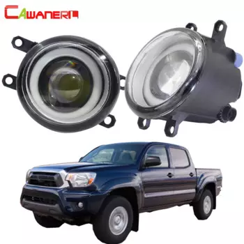 Cawanerl для Toyota Tacoma 2012-2016 автомобиля 30 Вт 3000LM светодиодный туман светильник Ангел глаз DRL Дневной светильник H11 белый 12V 2 шт.