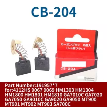 CB-204 Carbon Brush Carbon Holder for Makita 9069/GA7020/9020/SA7000C Angle Grinder Carbon Brush Replacement Parts