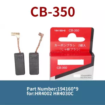 CB-350 Carbon Brush for Makita HR4002 HR4030C Electric Hammer Electric Pick Impact Drill Carbon Brush Replacement Parts 194160*9