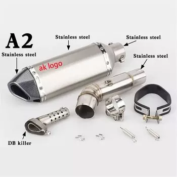 CBF600 мотоцикл CBF 600 средняя секция маленький шестигранный Скорпион выхлопная труба для скутера CBF600 Hornet 2007- 2013 лет CBR 650f