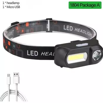 CEHOLYD налобный фонарь XPE+COB