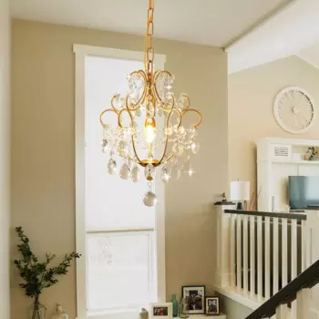 Подвесной светильник Istincarson, хрустальный, размер S