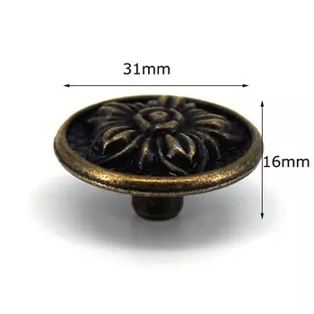 Цельная бронзовая мебель в стиле ретро, шкафчик, кухонная дверь, металлическая коробка, ящик, ручки с винтами