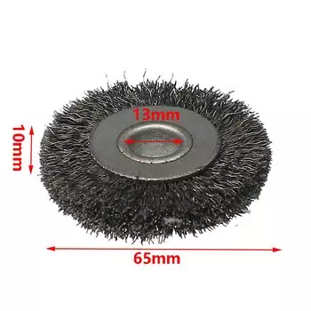 Цельная щетка из стальной проволоки для удаления ржавчины с металла, удаления заусенцев, шлифовки, полировки древесины