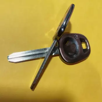 Цельный цельнометаллический сменный медный ретро-футляр для автомобильного ключа Toy43, лезвие для Toyota, пустой чехол для пульта дистанционного управления, чехол-брелок