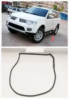1 резиновое уплотнение двери Aliex для Pajero Sport KH 2007-2014 5725A329 Уплотнитель для Montero Sport с зажимами не для L200