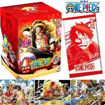 Цельный карточка для детей аниме персонаж детства Пираты эксклюзивная серия красных карт коллекционные настольные игрушки и подарки
