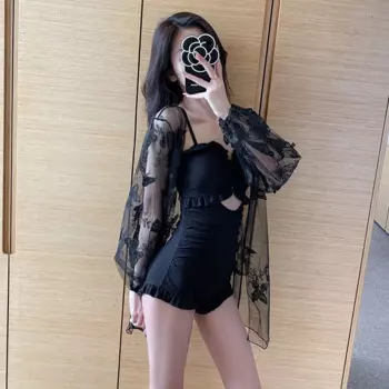 Цельный купальник, Женский однотонный купальник, бикини пуш-ап, женский сексуальный облегающий купальник в Корейском стиле, сексуальный купальный костюм для женщин