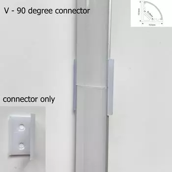 CENFAYA алюминиевый профиль для светодиодной ленты 0,5 м серебристо-черный