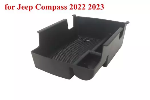 Центральная консоль автомобиля, подлокотник, ящик для хранения, лоток-органайзер для Jeep Compass 2017 2018 2019 2020 2021 2022 2023, аксессуары для интерьера