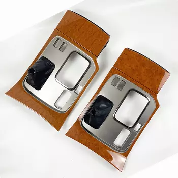 Центральная консоль, деревянный переключатель передач, замена для Toyota Land Cruiser 100 LC100 FJ100, для Lexus LX470, аксессуары