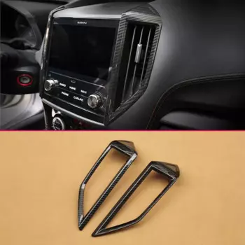 Центральная консоль из углеродного волокна для Subaru Impreza Forester Crosstrek XV, приборная панель, Крышка вентиляционного отверстия, отделка 2018 2019 2020 2021 2022 2023