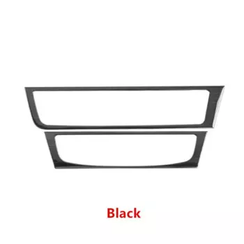 Центральная консоль, рамка переключения передач, держатель для чашки с водой, накладка на панель для Audi A6 C7 2012-2018, накладка на крышку воздуховыпускного отверстия из нержавеющей стали