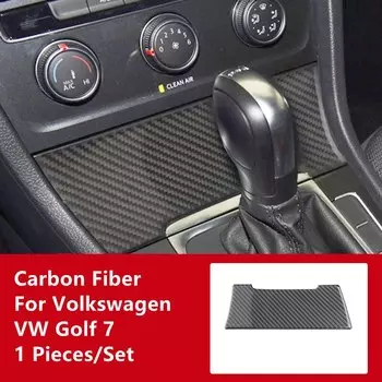 Центральная панель управления автомобиля из углеродного волокна, модификация воздушной панели, накладка, наклейка для Volkswagen Golf 7, аксессуары для интерьера