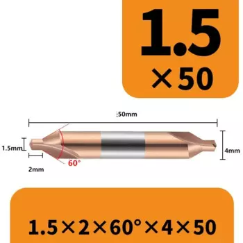 Центральное сверло из карбида вольфрама XCMY A0.6-6