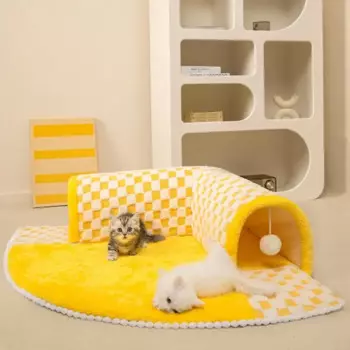 Центральный коврик для кошек, мягкий плюшевый мат «сделай сам» для кошек, игровой коврик для активного отдыха, игрушка для интерактивных упражнений для домашних животных