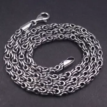 Цепочка из серебра 925 пробы, 5 мм, 28 г/60 см